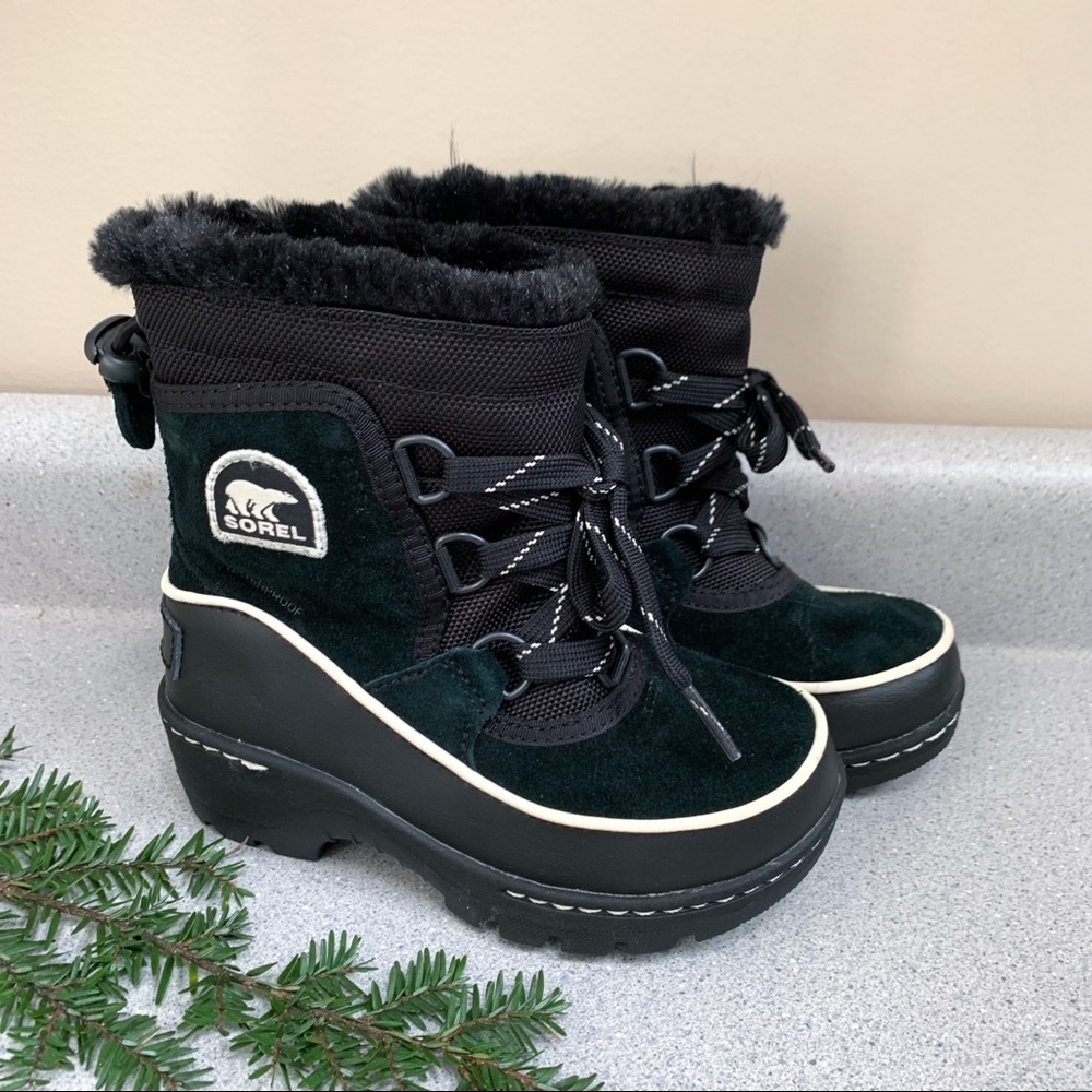 SOREL Tivoli black waterproof winter boots, 10.